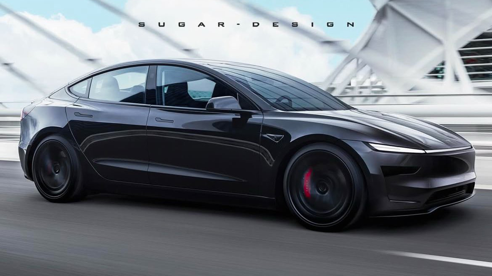 Σχεδιαστής έκανε νέο facelift στο Tesla Model 3 με τα φώτα του Model Y